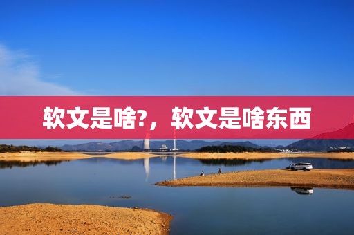 软文是啥?，软文是啥东西