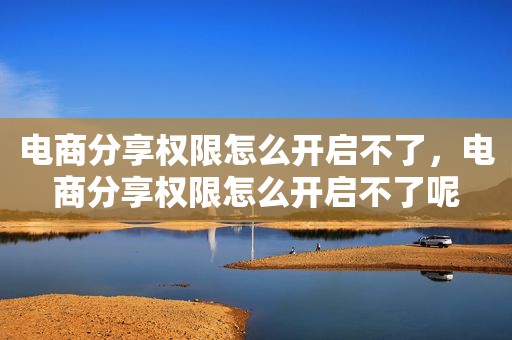 电商分享权限怎么开启不了，电商分享权限怎么开启不了呢