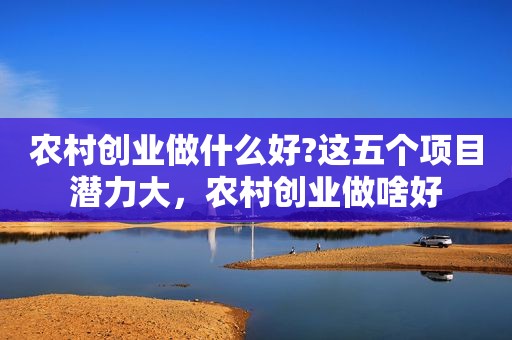 农村创业做什么好?这五个项目潜力大，农村创业做啥好