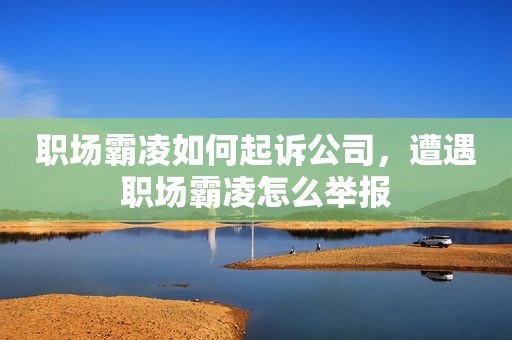 职场霸凌如何起诉公司，遭遇职场霸凌怎么举报