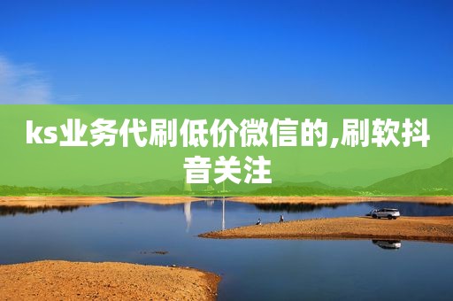ks业务代刷低价微信的,刷软抖音关注