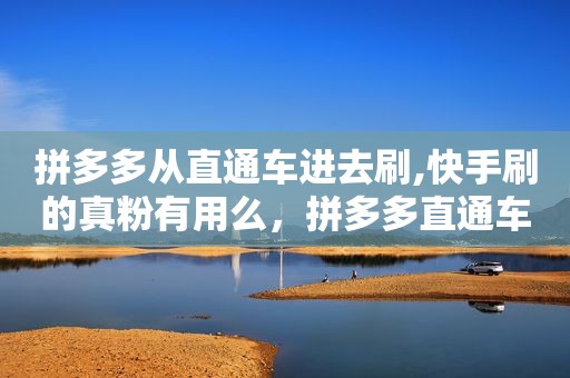 拼多多从直通车进去刷,快手刷的真粉有用么，拼多多直通车点一次多少钱