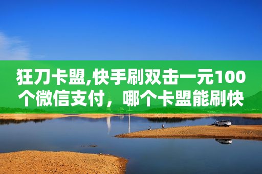 狂刀卡盟,快手刷双击一元100个微信支付，哪个卡盟能刷快手