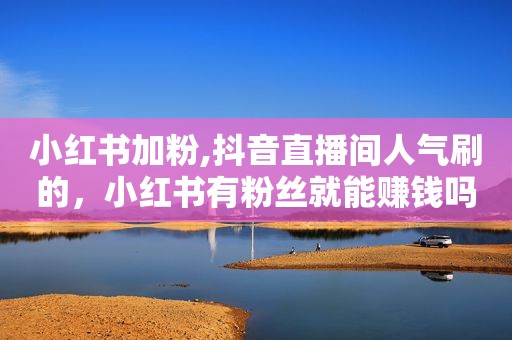 小红书加粉,抖音直播间人气刷的，小红书有粉丝就能赚钱吗