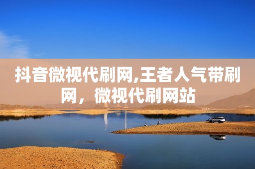 抖音微视代刷网,王者人气带刷网，微视代刷网站