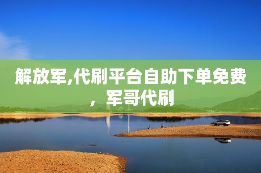 解放军,代刷平台自助下单免费，军哥代刷