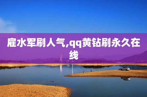 雇水军刷人气,qq黄钻刷永久在线