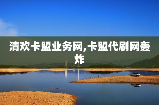 清欢卡盟业务网,卡盟代刷网轰炸