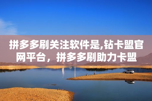 拼多多刷关注软件是,钻卡盟官网平台，拼多多刷助力卡盟