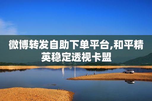 微博转发自助下单平台,和平精英稳定透视卡盟
